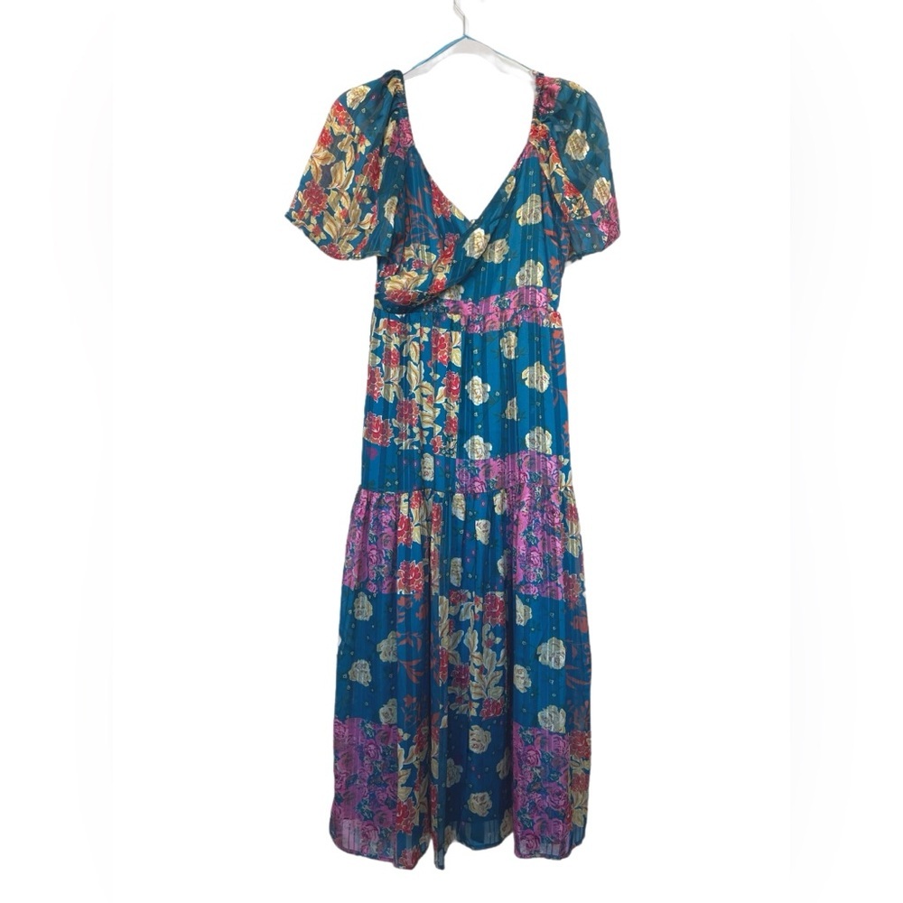 Adelyn Rae Floral Multicolor Maxi Dress